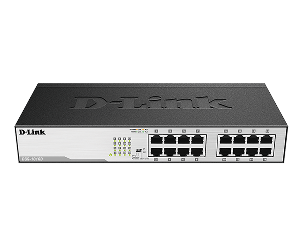 D-LINK SWITCH 16 PORT 10\100\1000